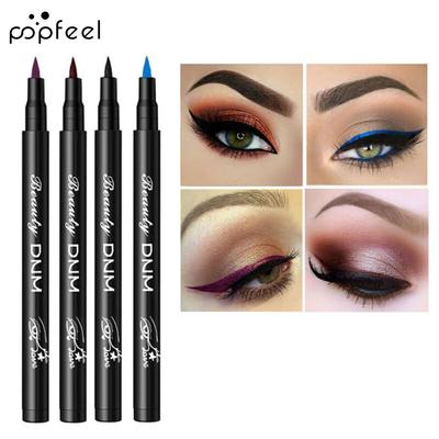 12 wodoodpornych płynnych eyelinerów nie rozmazujących się oczu odporny na pot trwały makijaż wykwintny seksowny eyesliner