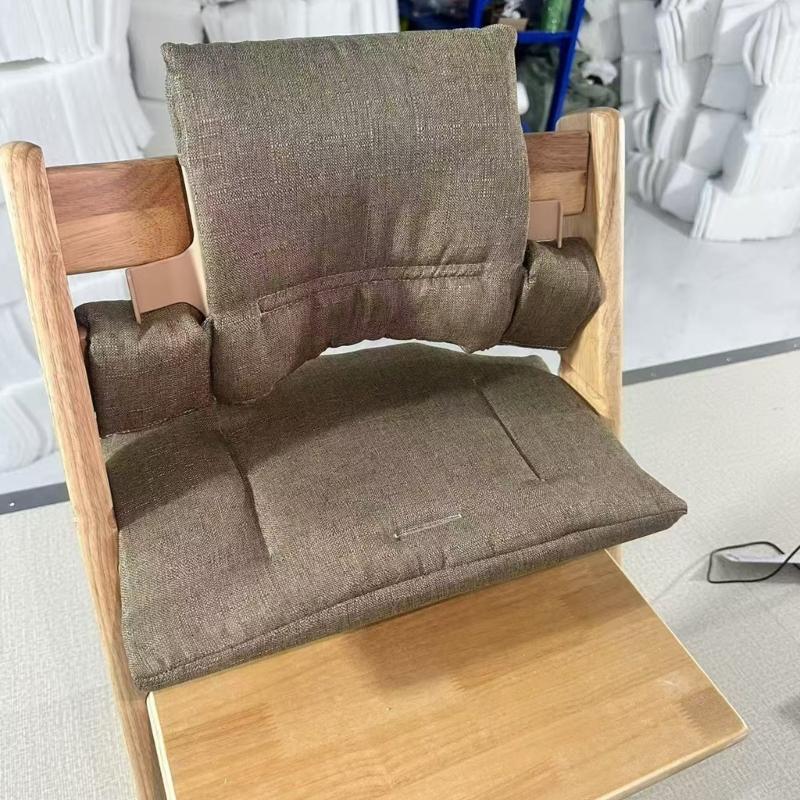 Machine Washable Infant Dining Chair Pad Soft Cotton Blend Cushion For Safe Support Dining Chair Cushion Comfortable