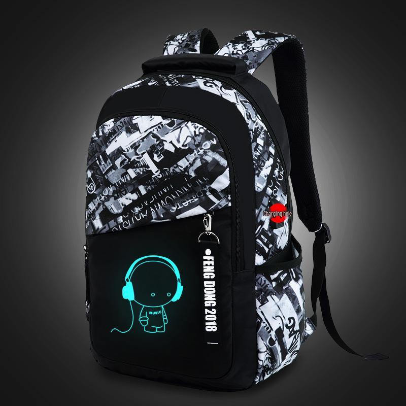 Universal Lightweight Large Capacity Backpack: Wear-resistant, Multifunctional, Load-reducing Travel & Student Schoolbag.