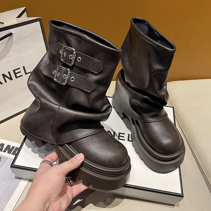 

Ботильоны в стиле феи, женские 2025, новая летняя супер огненная, красивая, универсальная, на небольшой толстой подошве, ботинки для жарки улицы 40 серый