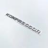 FOR Mercedes Benz Kompressor Emblem Rear Trunk Badge Lettering Chrome Black Logo Stickers CLK SLK SL CLS ML A B C S R Class EC3