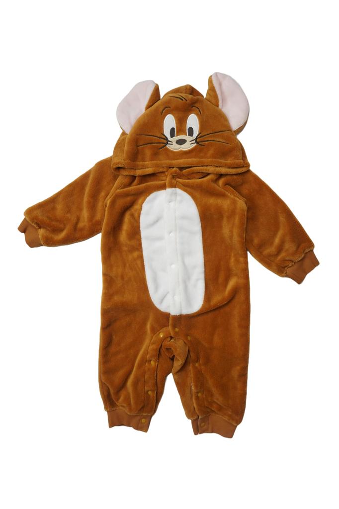 Tom and Jerry costume coveralls Fluffy fleece baby clothes for boys and girls