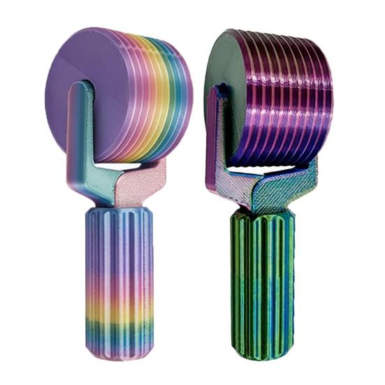 2 Pcs Rhinestone Art Roller 3D Printed Rhinestone Painting Press Roller Easy-Grip Hand Roller DIY Craft Tool for Rhinestone Embroidery