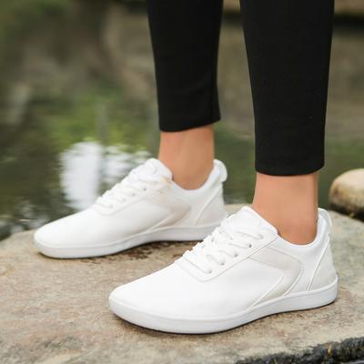 Large Size New Men's Shoes Women's Walking Shoes Wide Head Shoes Breathable Soft Sole Couple Fly Knitting Sports Driving Shoes