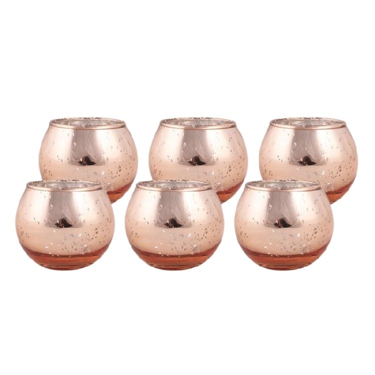 Glass Votive Candle Holders for Tealight Glass Tealight Candle Holders,Diwali Christmas Table Centerpiece Decors Gift
