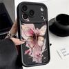 Pink Butterfly Watercolor Pattern Case For iPhone 17 Pro Max Funda Shockproof Bumper Cover For iPhone 16 Pro Max 15 14 13 12 11 Air 16E