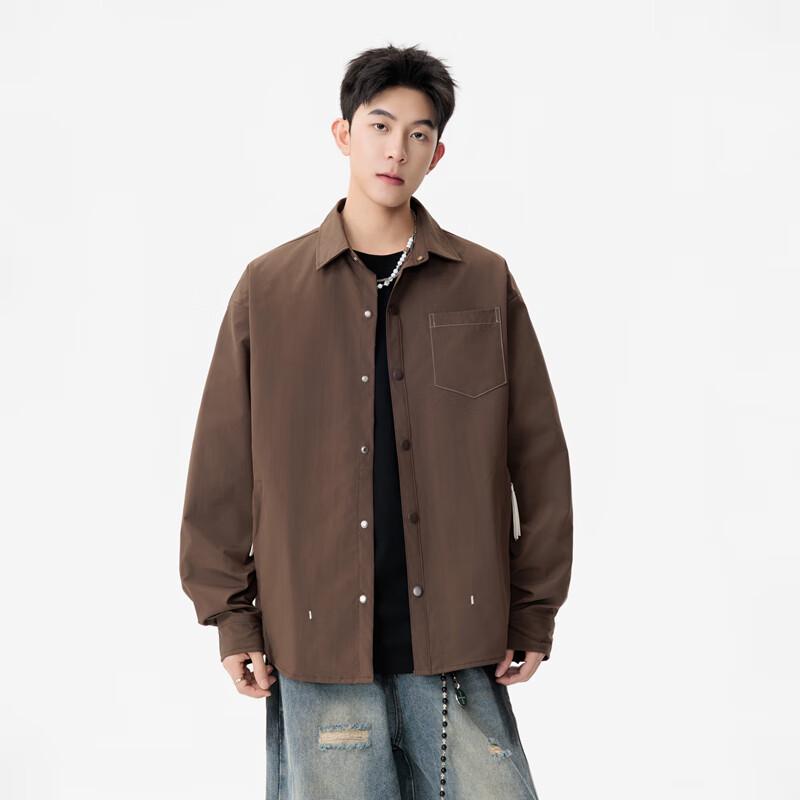 Wassup Sohot Men's Long Sleeve Casual Shirt
