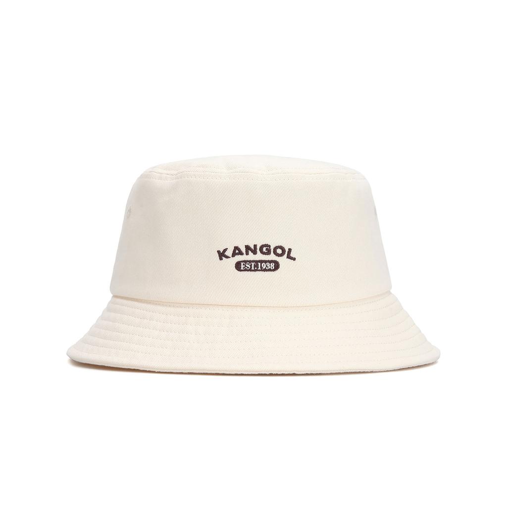 KANGOL Arched Logo Bucket 4600 Ivory