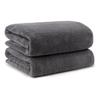 Bath Towels Pack of 2(27'' X 54'') - Soft Feel, Highly Absorbent, Quick Drying Microfiber for Body, Sport, Yoga, SPA, Fitness