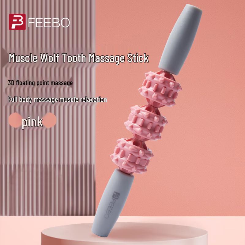 FEEBO Foam Roller & Massage Stick Set