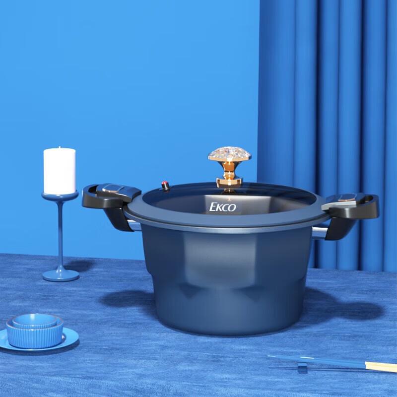 EKCO Well Blue Micro-Pressure Steamer Soup Pot