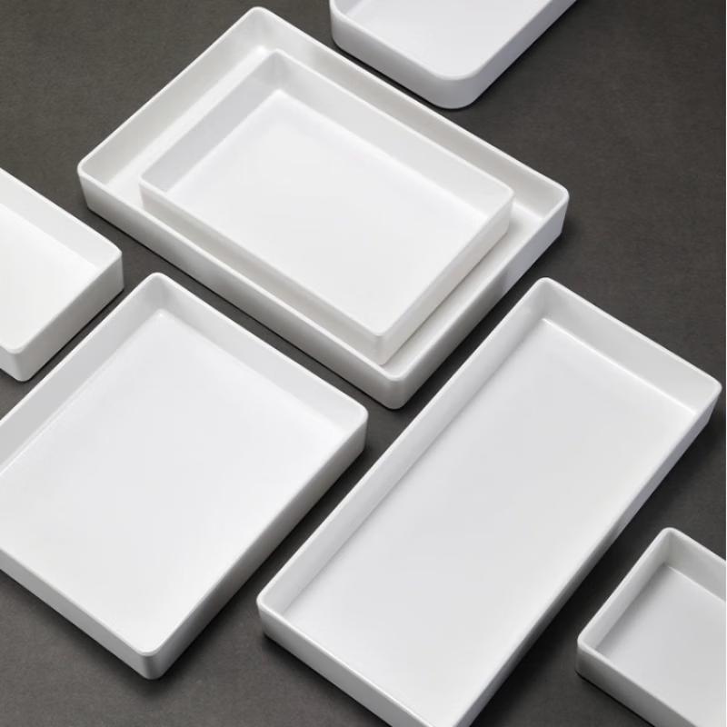 Melamine Irregular Serving Tray for Cooked Foods