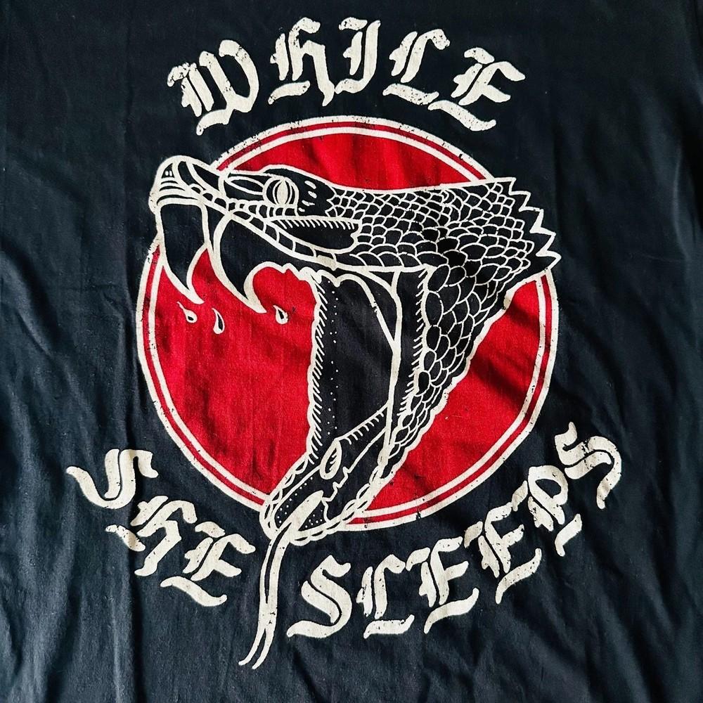 While She Sleeps Snake T-Shirt  TU169 Unisex T-Shirt XL
