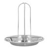 Vertical Stainless Steel Chicken Roaster Rack Thickening Prevent Stick Chicken Roasting Pan with Rack for Camping