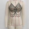 Rhinestones Body Chain Bra Multilayer Crystal Chest Chains Body Accessories Jewelry Women Nightclub Raves Body Jewel