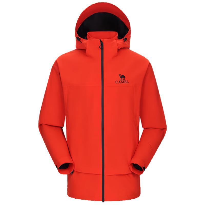 Camel Unisex Outdoor Windproof Waterproof Shell Jacket