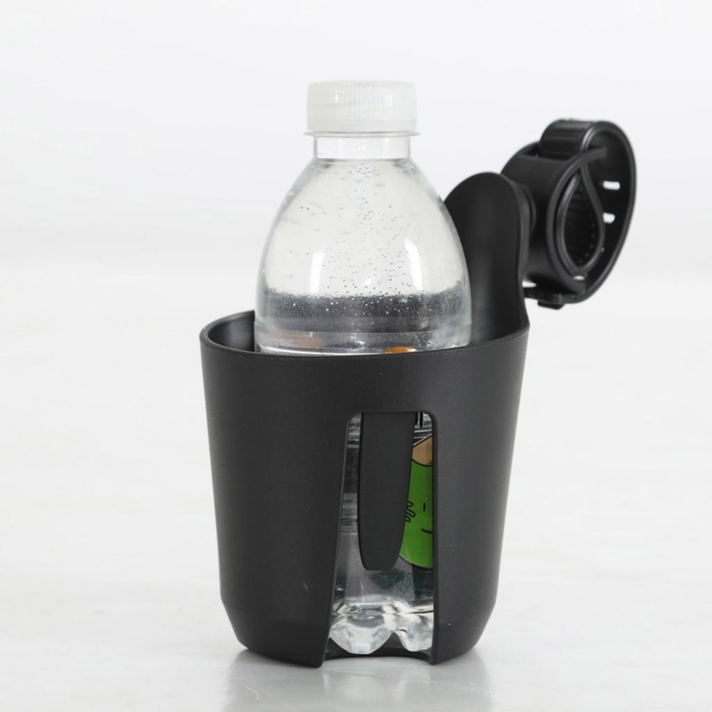 Space Saving Strollers Bottle Holder with Silicone Grip Compatibility with Pushchairs Reusable PP Water Cup Stand