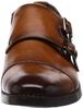 San-A Plus 2755 Men's Double Monk Business Shoes with Air Circulation Sole, Camel, Size 25.5cm