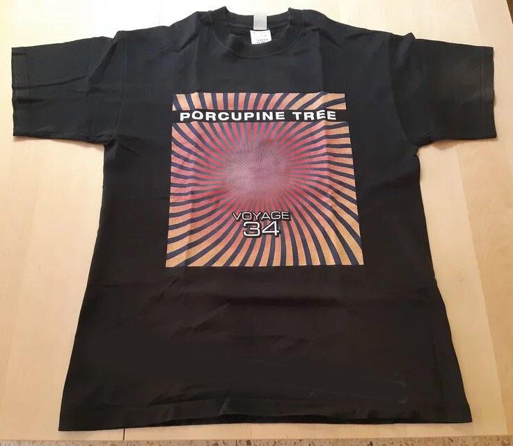 SALE Porcupine Tree Voyage 34 t shirt rock band cotton black shirt unisex Unisex T-Shirt XXL