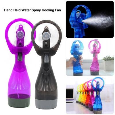 Mini Portable Powered Water Outdoor Handheld Battery Mist Spray Luftkylningsfläkt