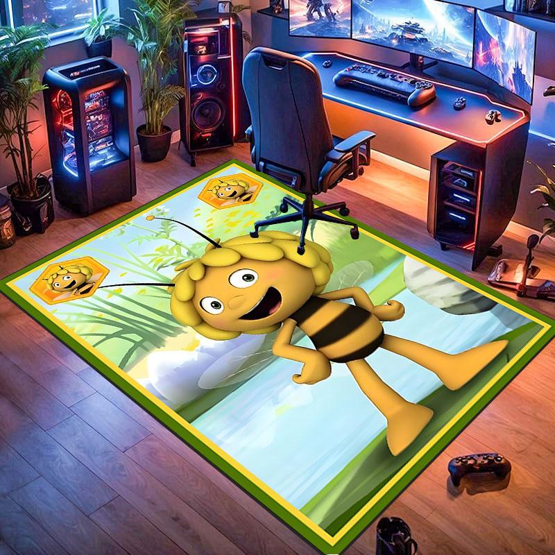 Maya the Bee Rug , suitable for living room, bedroom, game room, computer room and home décor.