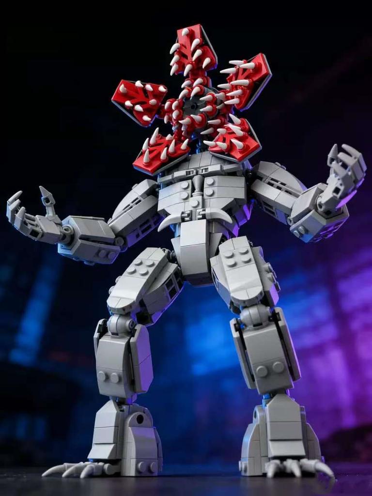 .Heiße TV-Fleischfressende Pflanze Riesen Teufel Demogorgon Vecna Modell Bausteine Ziegel Konstruktionsspielzeug für Kinder Halloween Geschenke