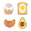 Brunch Club Fridge Magnet Set (Pack of 4)
