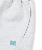 Brown Bless W Tag Sweat Shorts - Ash