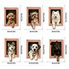 3D Cartoon Animal Magnetic Photo Frame Framed Picture Style Wooden Magnet  Office Board