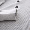 Men's Crew Neck Button Detail Knit Sweater Loose Lazy Casual Pullover