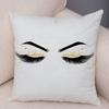 Home Decor Sexy Women Eyelash Pillow Cover Sofa Car Cartoon Eyes Print Cushion Cover Pillow Cover Funda De Almohada