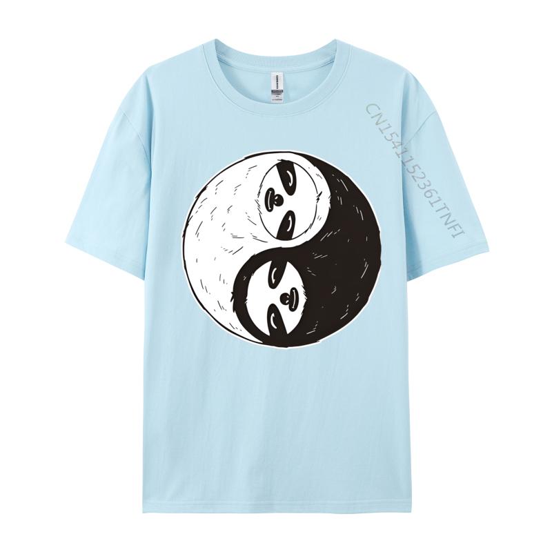 Funny Sloth Yin And Yang Chinese Quiet T Shirts Men Tee Shirts Party Tshirts For Men Tops New Clothes Normal