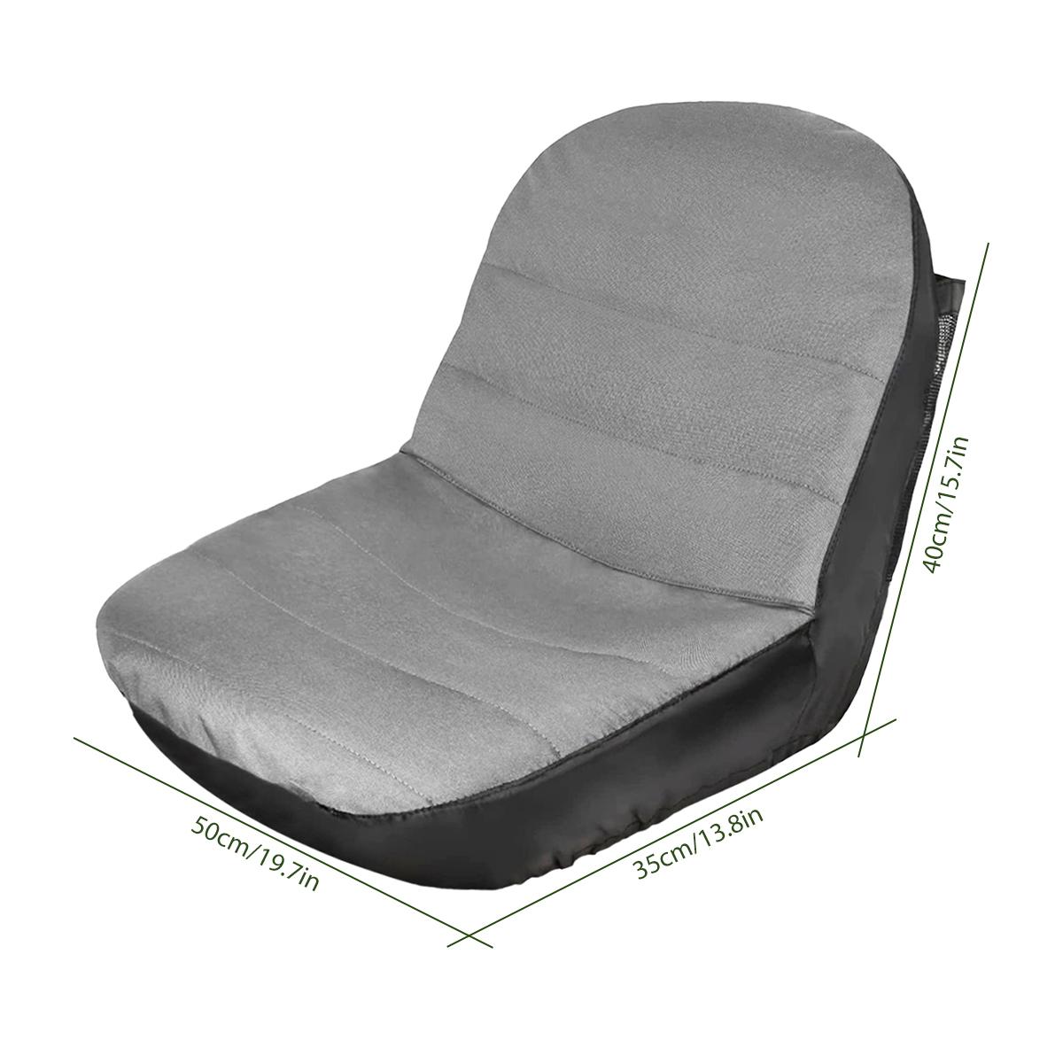 

Чехол для сиденья газонокосилки 600D Oxford, водонепроницаемый чехол для спинки тракторного сиденья, аксессуары для прополки, высота сиденья 12,5–14 дюймов