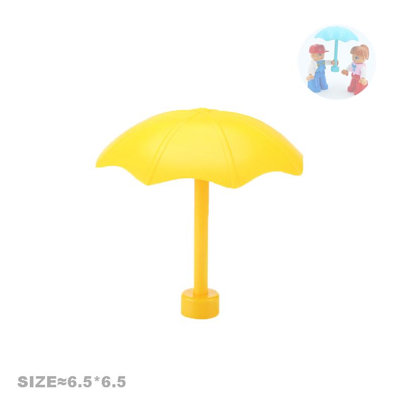 Play House Big Building Blocks Furniture Accessories Utensil Table Chair Compatible Sets Bricks Assemble Toys For Children Gifts