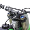 ZETA RACING Bar Rise Kit 30mm Up Titanium Color Standard Diameter (22.2mm) Handlebar Position Change Riding Posture Upright Long Touring Dirtfreak