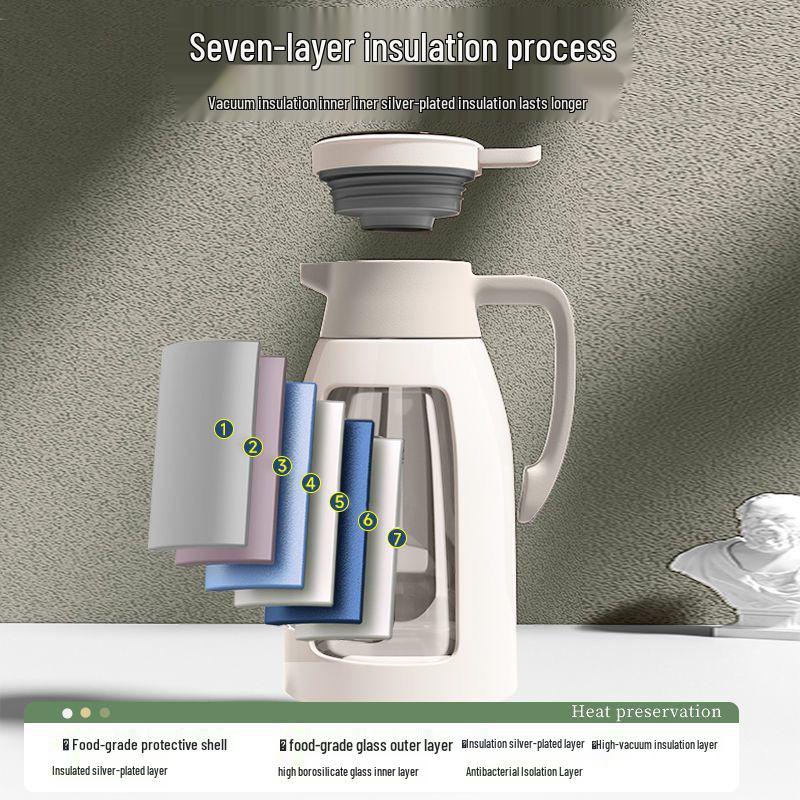 High-End Large Capacity Smart Insulated Thermos Flask Kettle