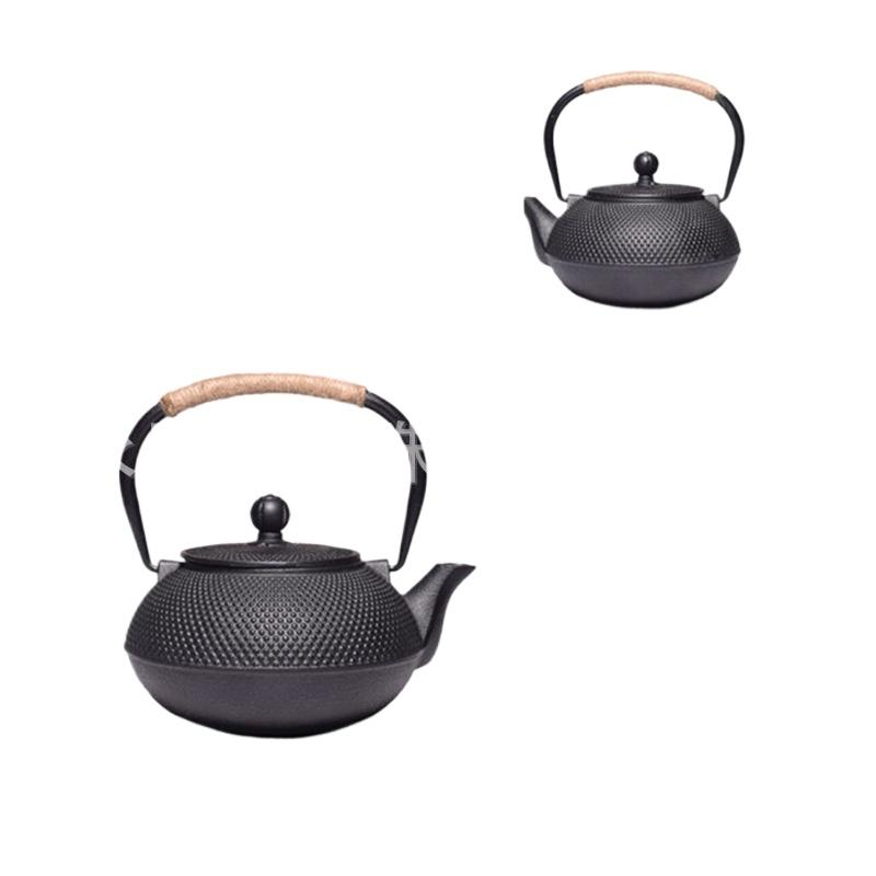 Retro Matte Cast Iron Kettle 0.3L0.6L0.9L1.2L1.8L Small Particle Imitation Southern Japan Iron Pot