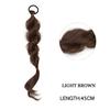 Synthetic Cool Girl Attachment For Braids Elastic Band Kanekalon Hair Extension Ponytail For Women Boxing Braid Hair Ponytail