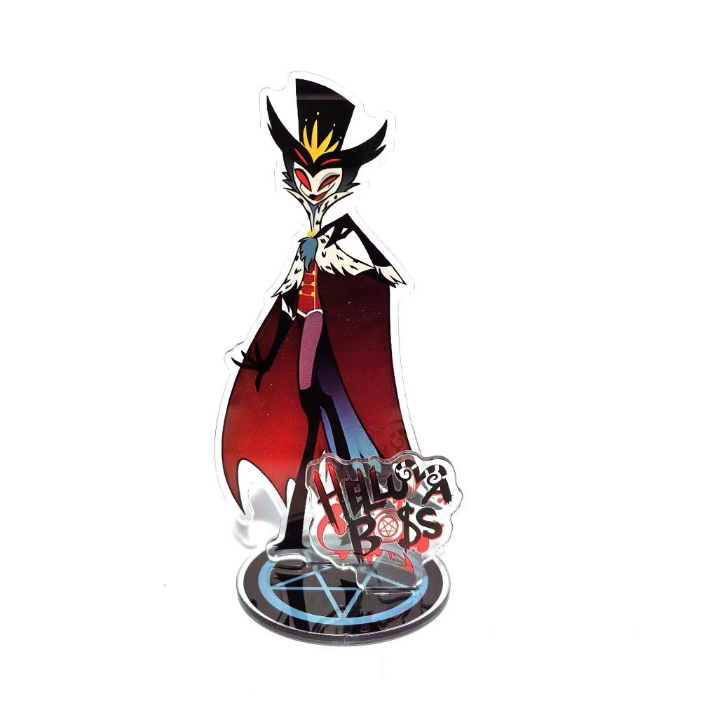 

New 15CM Hazbin Hotel Charlie Morningstar Stand Acrylic Figures Vaggie Desktop Standing Sign Model Decoration Collection Gifts 15cm