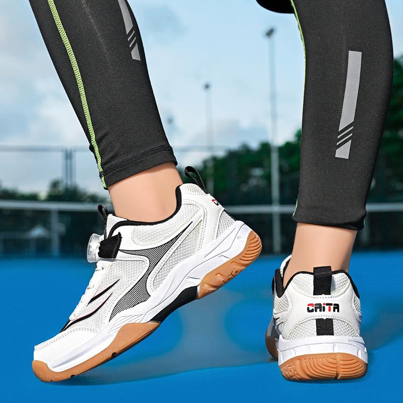 Sapatos de Treino Profissional para Crianças Sapatos de Badminton Spinning Tênis de Mesa31-40