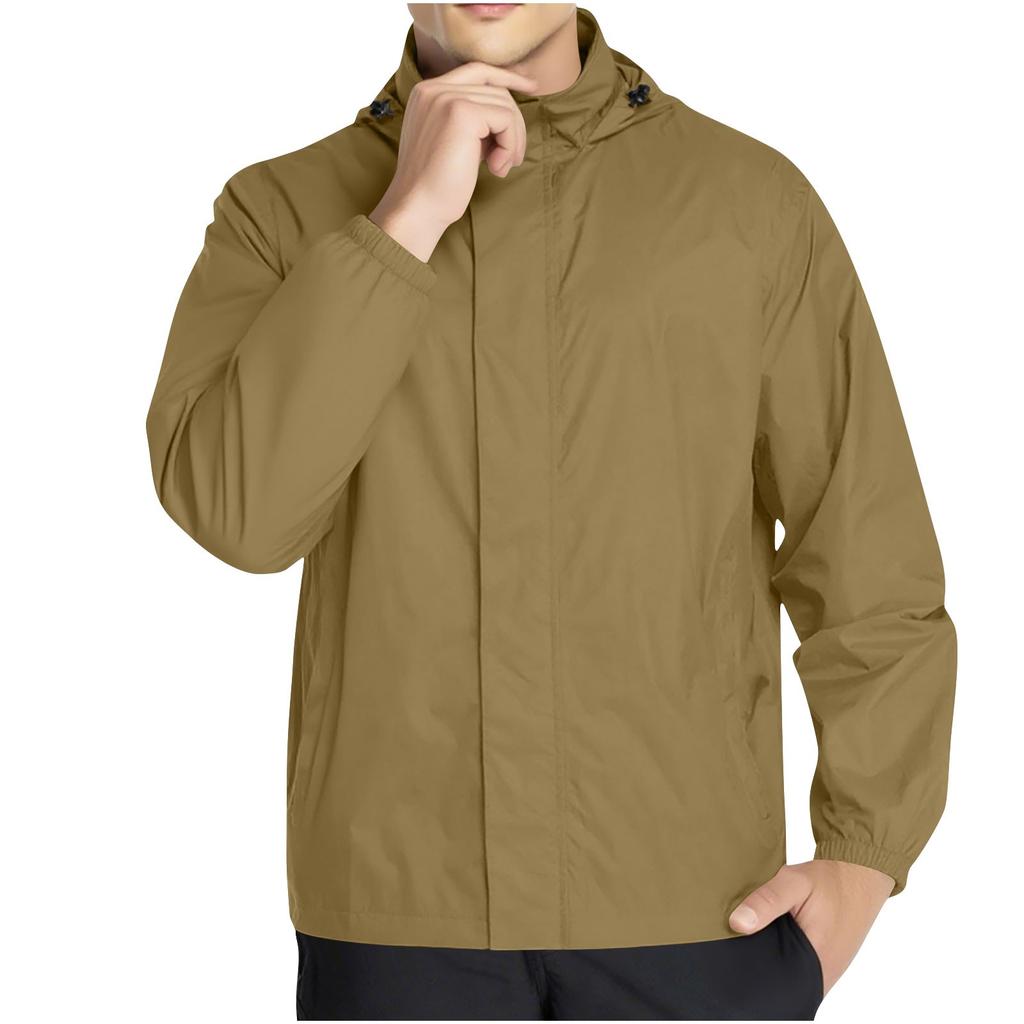 Rain Jacket Men Raincoat  Running Waterproof Windproof Travel Hiking Cycling  Rain Coat