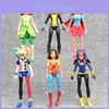 Suurejoonelised 15cm Supergirl Wonder Woman Batgirl Harley Quinn Naissoost Kangelase kujukesed