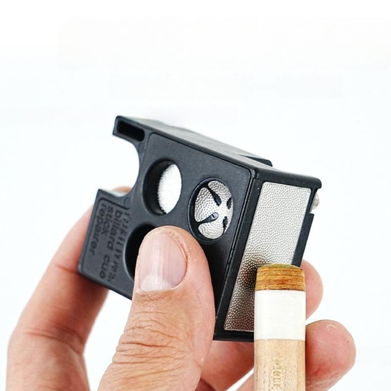 Durability Pool Corrector Stick Billiards Pool Cue Tip Trimmer Repair Tool for Home and Club Use