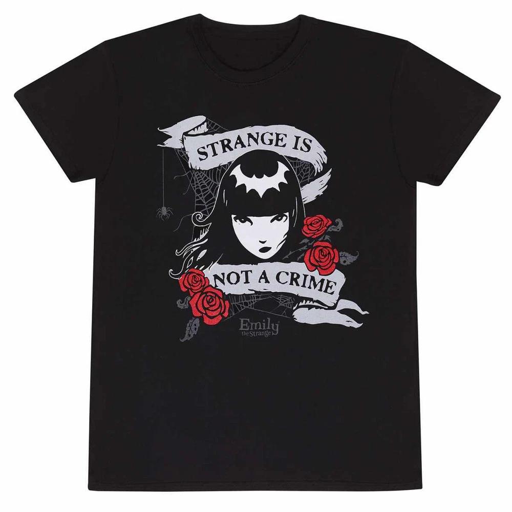 Emily The Strange Strange Is Not A Crime Tshirt S