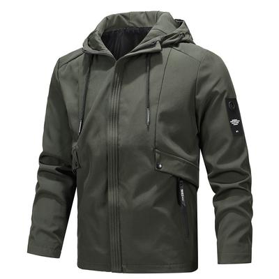 Herren Kapuzenjacke Frühlings- und Herbstjacke Jugend Freizeitjacke Herrenjacke