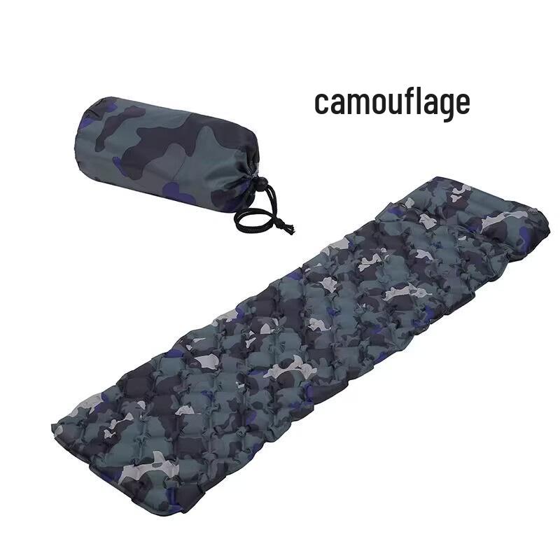 Colchoneta inflable para dormir TPU para una persona: Colchón Portátil, Impermeable, de Alta Elasticidad para Acampada al Aire Libre.