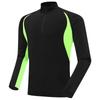 Mens Half-Zip Long Sleeve Soccer Jersey Adult Kids Outdoor Casual Sports Training Suit