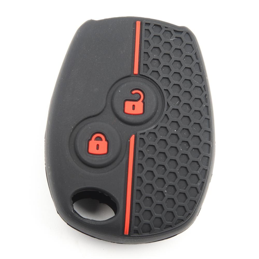 2 Buttons Remote Key Shell Case Fob Cover Silicone Key Fob Protector For Renault Modus Clio 3 Twingo Kangoo