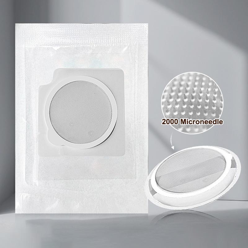 Microneedle Patches With Puff Anti-Wrinkle Mask Fine Lines Remove 0.25mm Needle Lengt 2000 Microneedle Skin Care