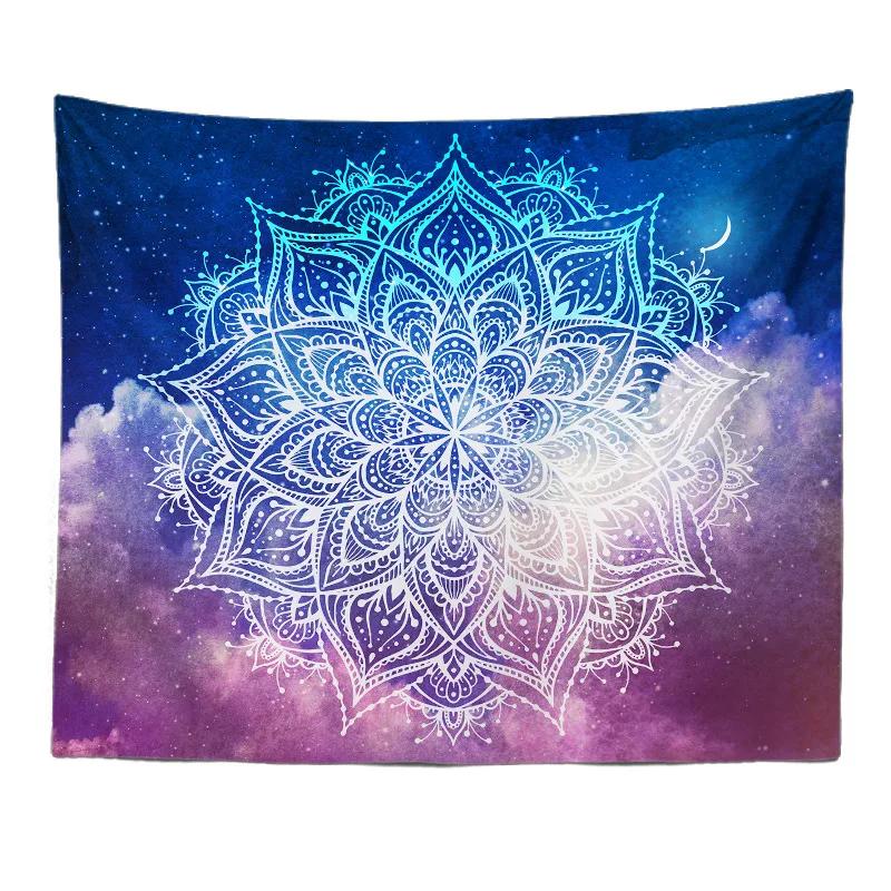 Home Decor Mandala Tapestry Boho Ethnic Bedside Scene Background Cloth Hanging Beach Towel
